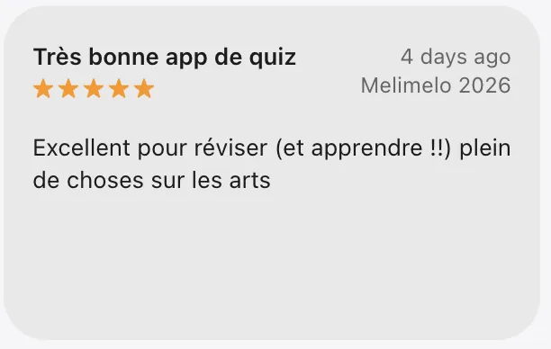 Review: Excellent for revising and learning a lot about the arts.